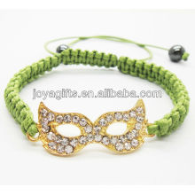 Bracelet shambala en alliage d&#39;oeil en or